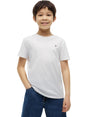 T-shirt Tommy Hilfiger TEAM TOMMY GRAPHIC LS Bambino - Bianco