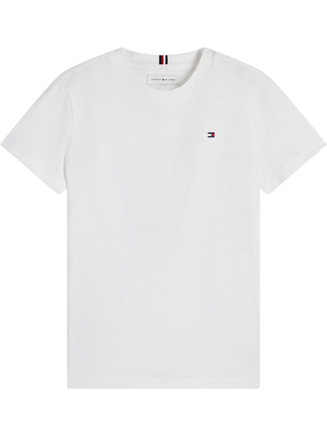 T-shirt Tommy Hilfiger TEAM TOMMY GRAPHIC LS Bambino - Bianco