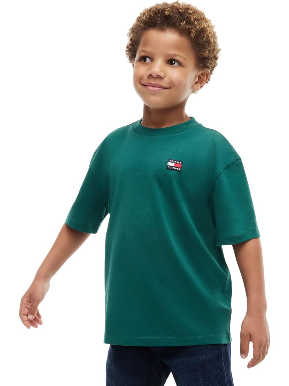 T-shirt Tommy Hilfiger HERITAGE TEE SS Bambino - Verde