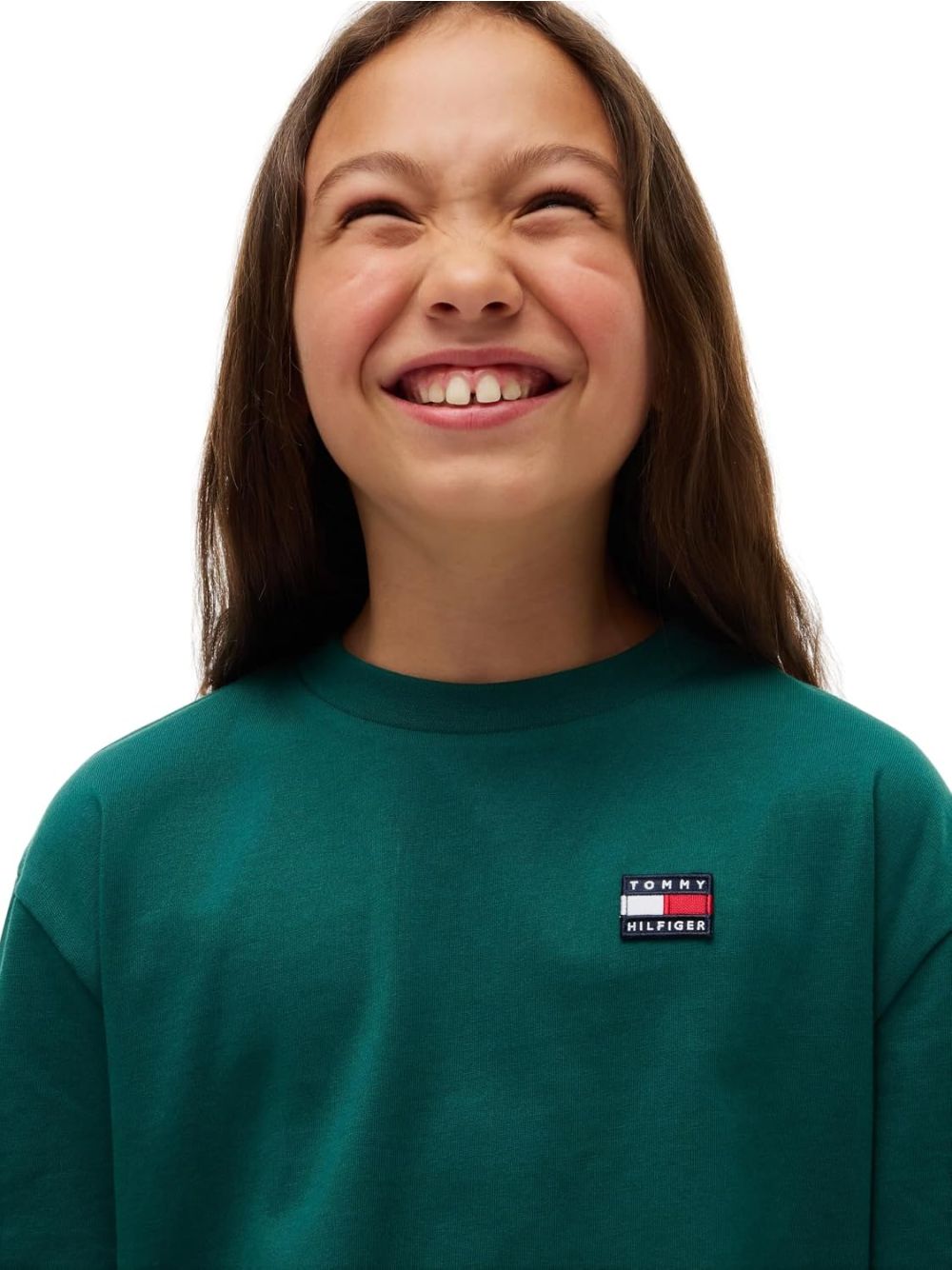 T-shirt Tommy Hilfiger HERITAGE TEE SS Bambino - Verde