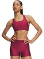 Top Sportivo Under Armour CROSSBACK MID BRA Donna - Rosso