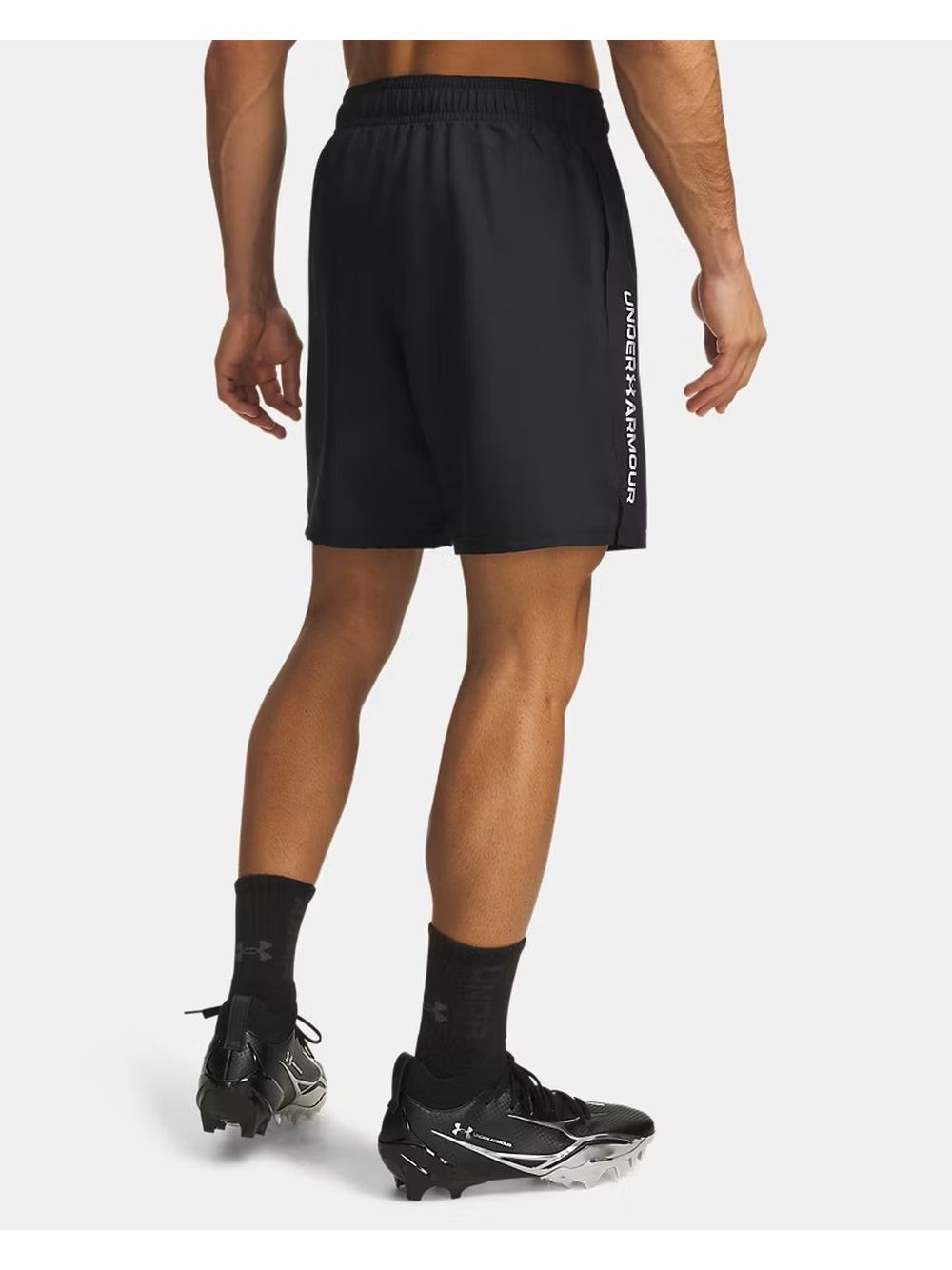 Pantaloncino Sportivo Under Armour TECH WOVEN WORDMARK Uomo - Nero