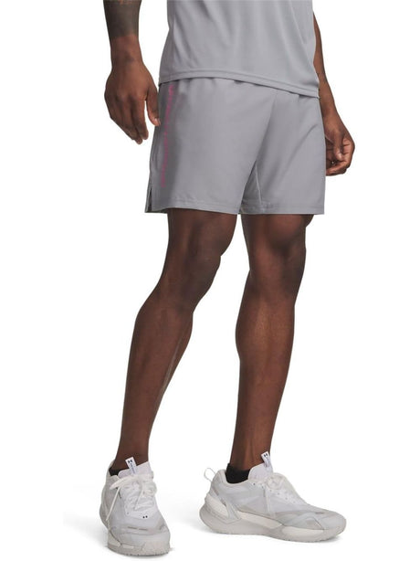 Pantaloncino Sportivo Under Armour TECH WOVEN WORDMARK Uomo - Grigio