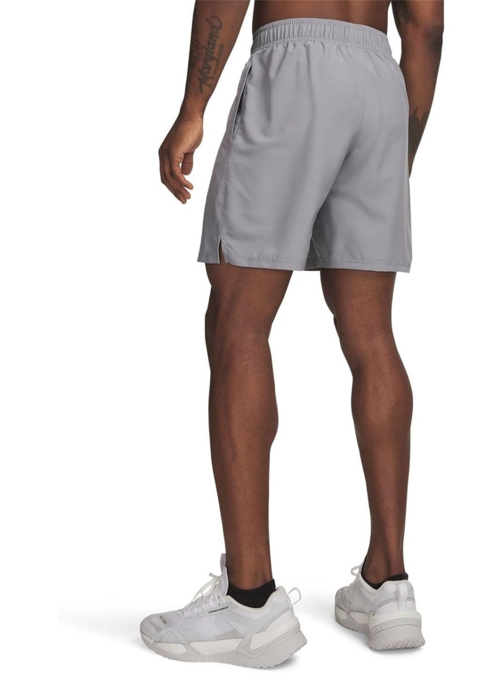 Pantaloncino Sportivo Under Armour TECH WOVEN WORDMARK Uomo - Grigio