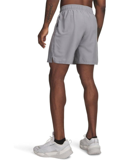 Pantaloncino Sportivo Under Armour TECH WOVEN WORDMARK Uomo - Grigio