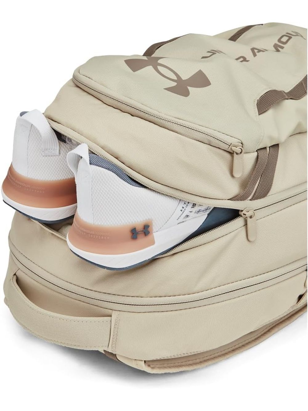 Zaino Under Armour HUSTLE 6.0 Unisex - Avorio