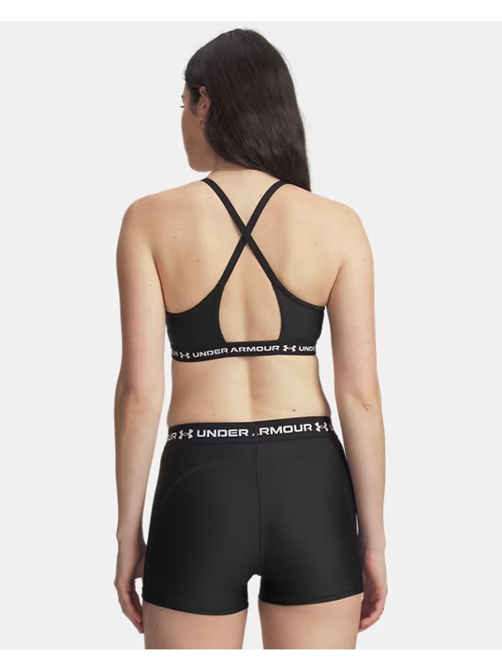 Top Sportivo Under Armour CROSSBACK LOW BRA Donna - Nero