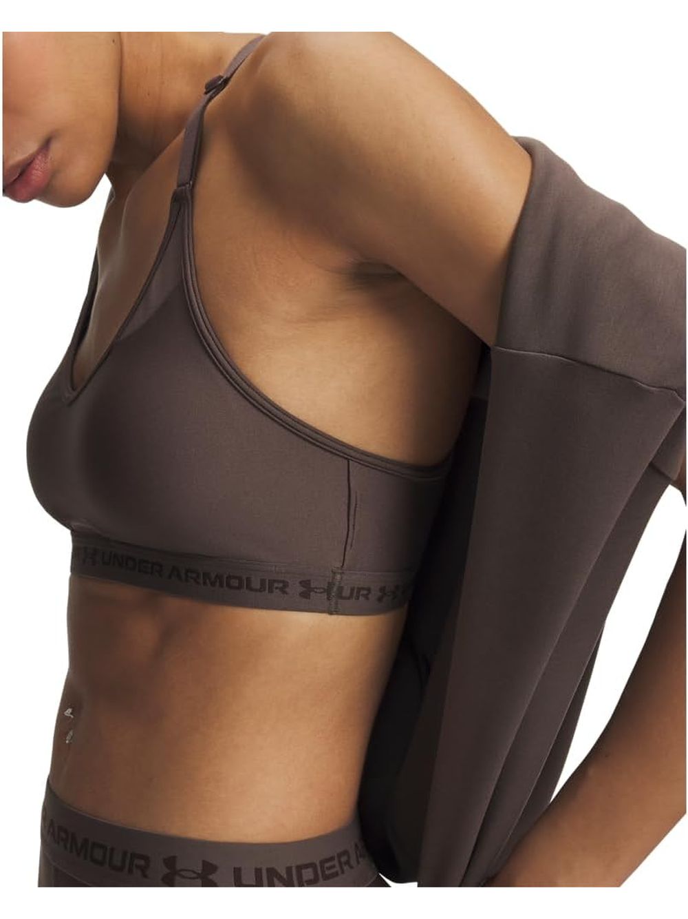 Top Sportivo Under Armour CROSSBACK LOW BRA Donna - Marrone