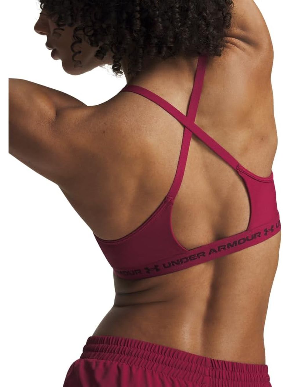 Top Sportivo Under Armour CROSSBACK LOW BRA Donna - Rosso