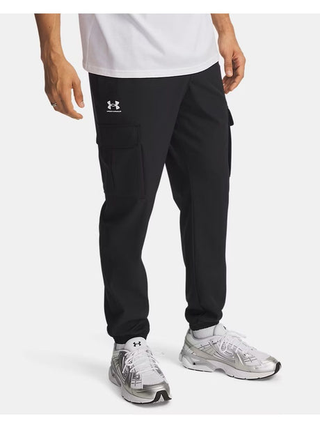 Pantalone Sportivo Under Armour VIBE WOVEN CARGO PANTS Uomo - Nero
