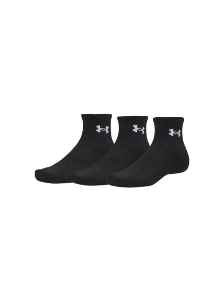 Calze Sportive Under Armour PERFORMANCE COTTON 3P QTR Unisex - Nero