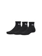 Calze Sportive Under Armour PERFORMANCE COTTON 3P QTR Unisex - Nero
