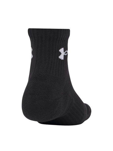 Calze Sportive Under Armour PERFORMANCE COTTON 3P QTR Unisex - Nero