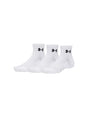 Calze Sportive Under Armour PERFORMANCE COTTON 3P QTR Unisex - Bianco