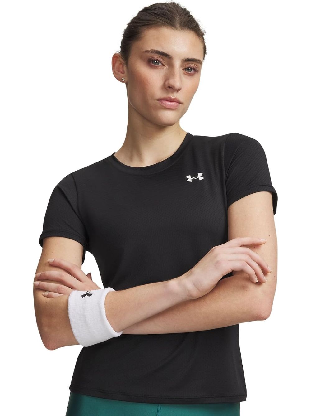 T-shirt Sportiva Under Armour TECH MESH SS Donna - Nero