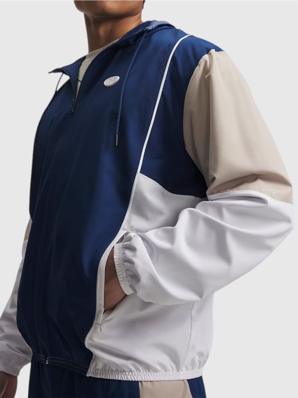 Giubbino Under Armour RIVAL WOVEN CB JACKET Uomo - Navy