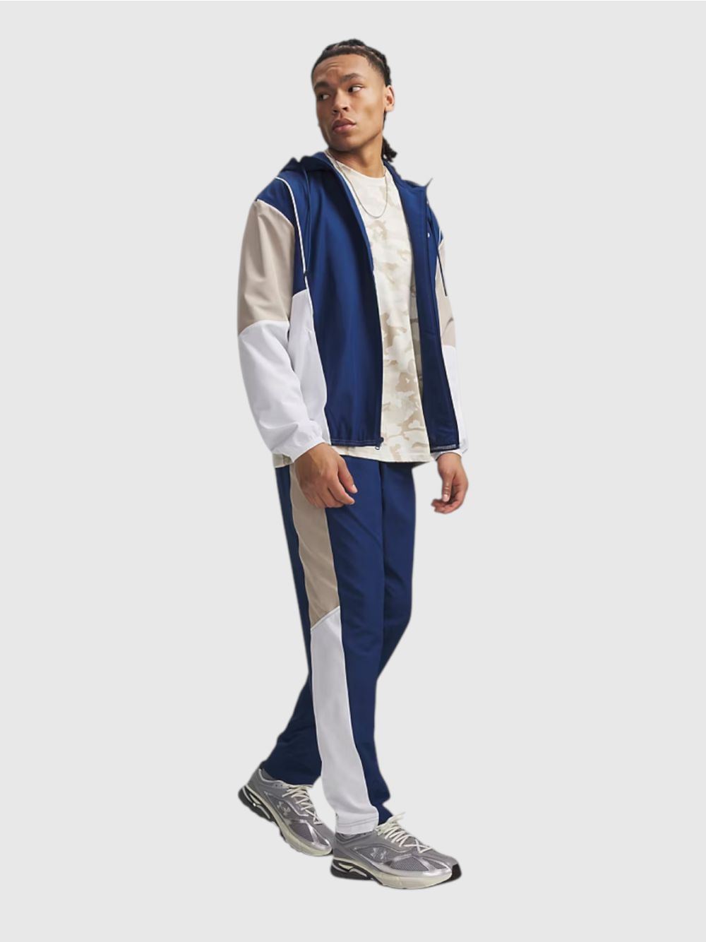 Pantalone Sportivo Under Armour RIVAL WOVEN CB PANTS Uomo - Navy