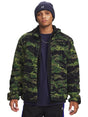 Felpa Under Armour ICON CW HIGH PILE FZ Uomo - Oliva