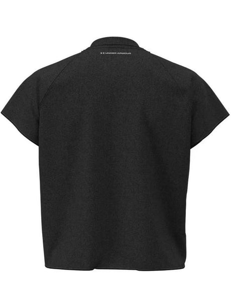 T-shirt Sportiva Under Armour ICON WM CUT OFF SS Donna - Nero