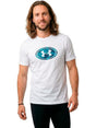 T-shirt Sportiva Under Armour LOCKERTAG PRINT SS Uomo - Bianco