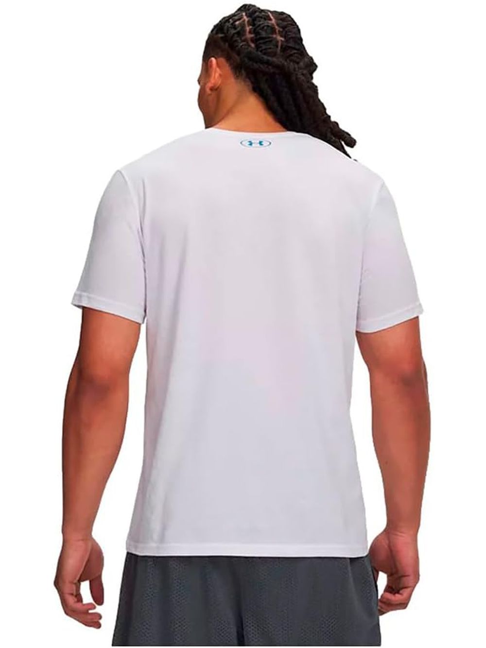 T-shirt Sportiva Under Armour LOCKERTAG PRINT SS Uomo - Bianco
