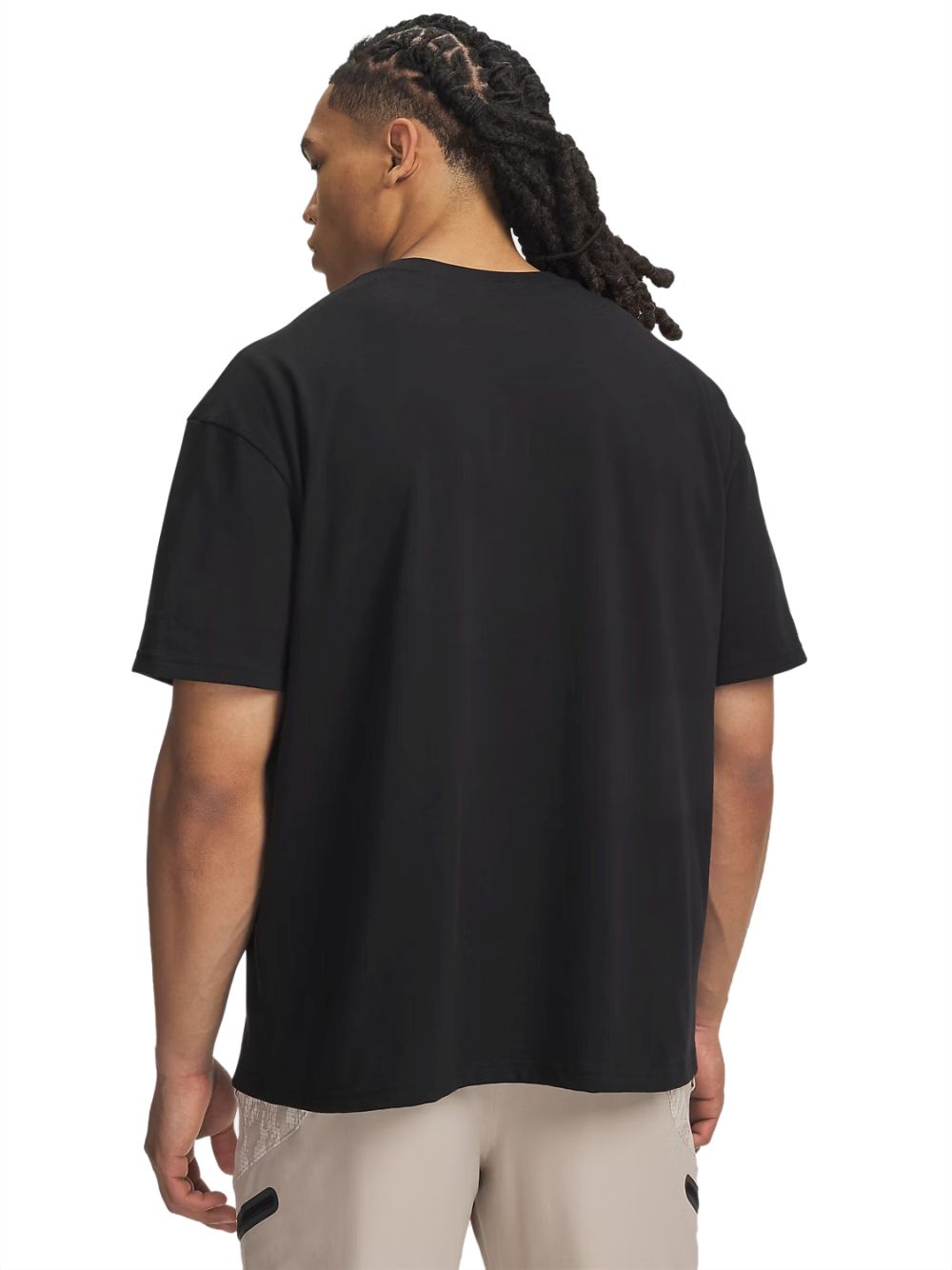 T-shirt Sportiva Under Armour M HWT METAL LOGO SS Uomo - Nero