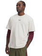 T-shirt Sportiva Under Armour M HWT METAL LOGO SS Uomo - Bianco
