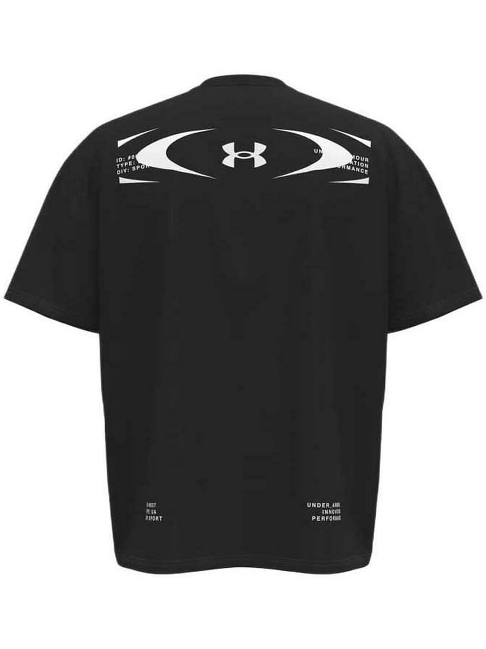 T-shirt Sportiva Under Armour M HWT ECHO LOGO OS SS Uomo - Nero
