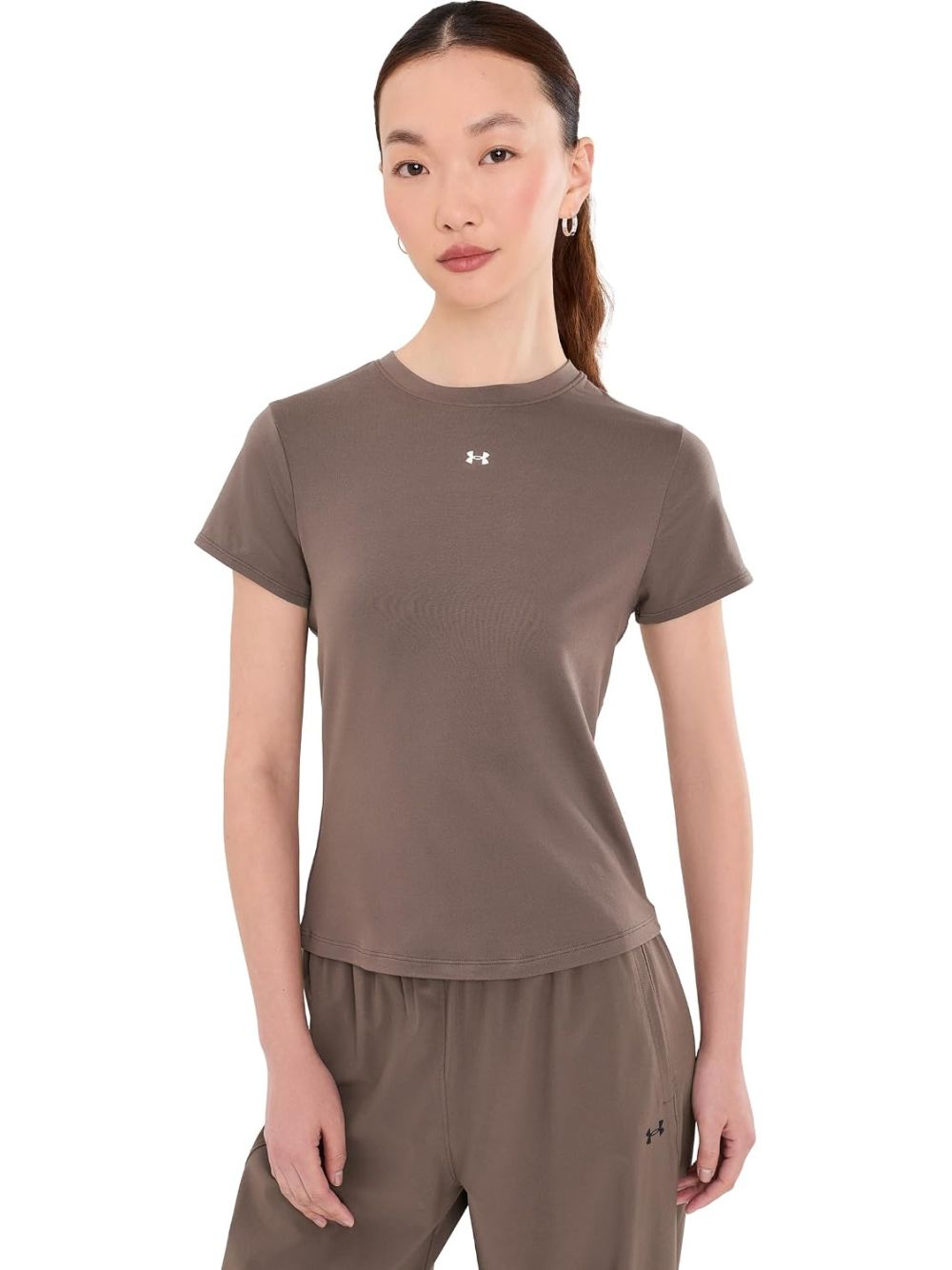 T-shirt Sportiva Under Armour MOTION FITTED SS Donna - Marrone