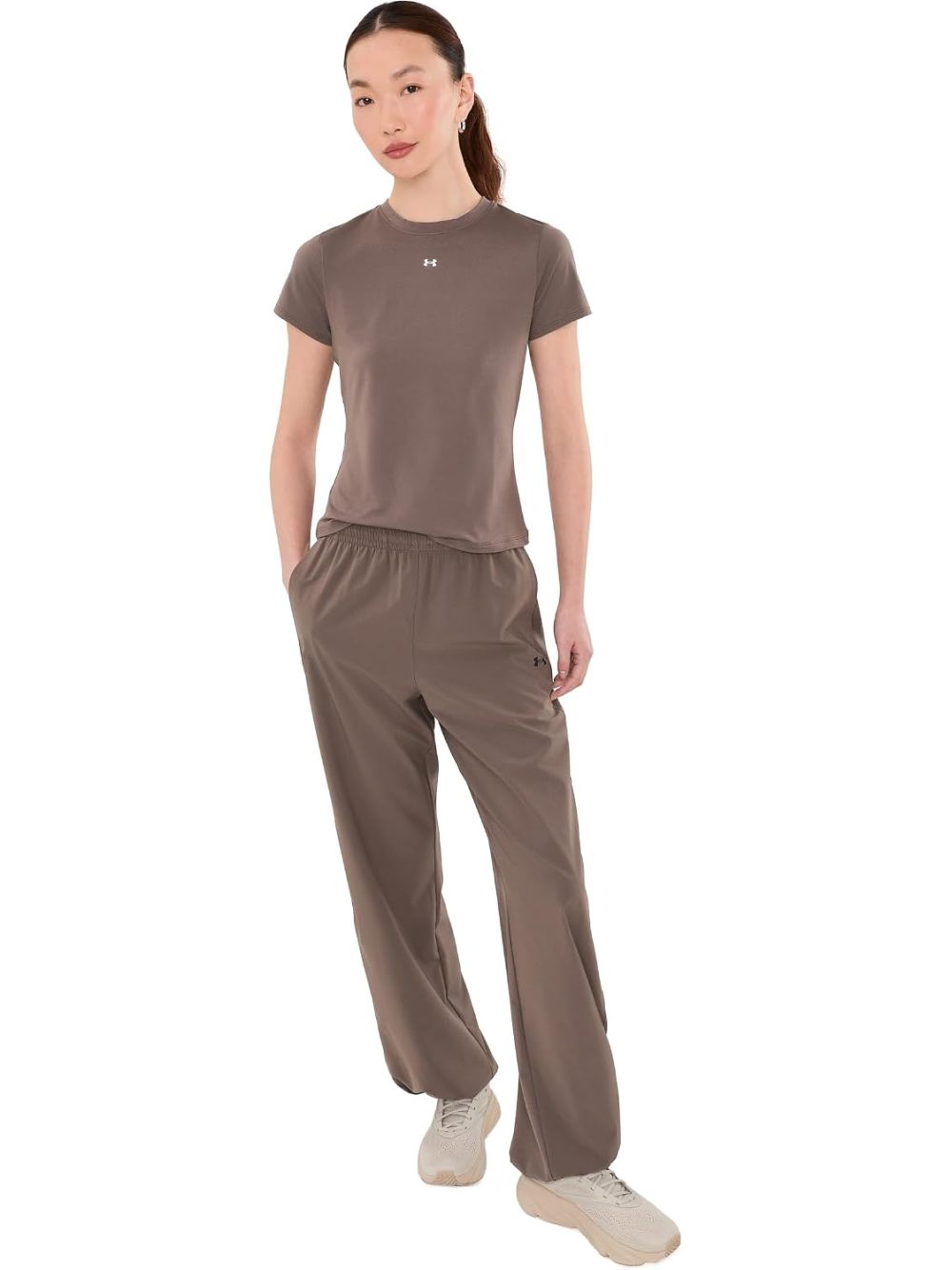 T-shirt Sportiva Under Armour MOTION FITTED SS Donna - Marrone
