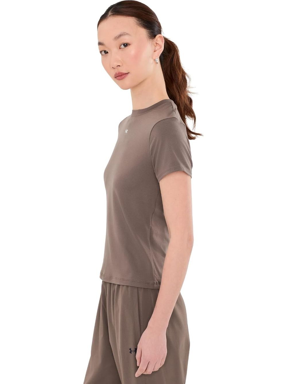 T-shirt Sportiva Under Armour MOTION FITTED SS Donna - Marrone