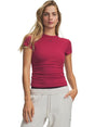 T-shirt Sportiva Under Armour MOTION FITTED SS Donna - Rosso