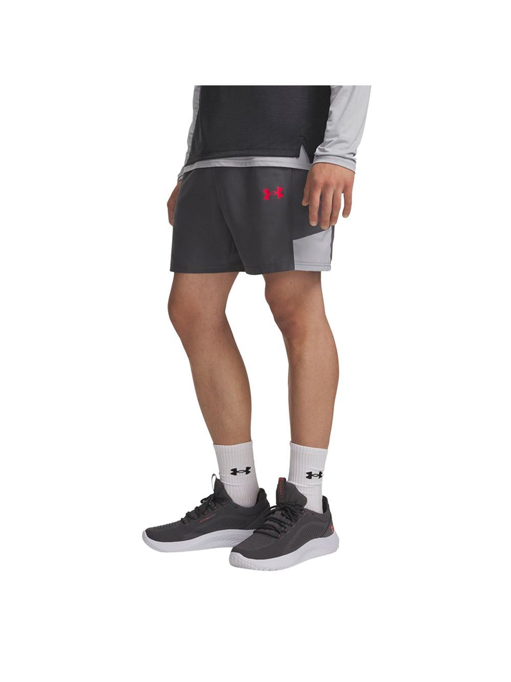 Pantaloncino Sportivo Under Armour TECH UTILITY SHORTS Uomo - Grigio
