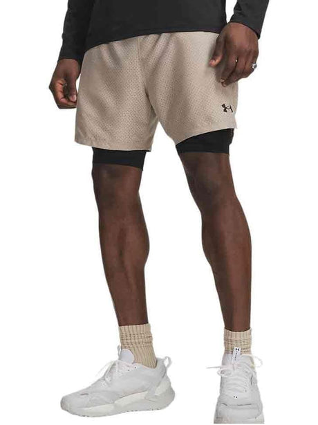 Pantaloncino Sportivo Under Armour VANISH WVEN SHORT 2.0 2N1 Uomo - Grigio