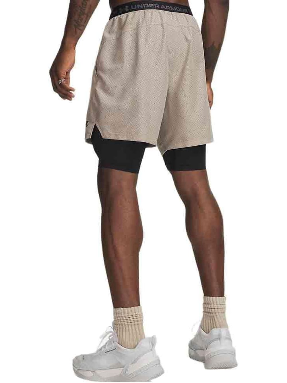 Pantaloncino Sportivo Under Armour VANISH WVEN SHORT 2.0 2N1 Uomo - Grigio