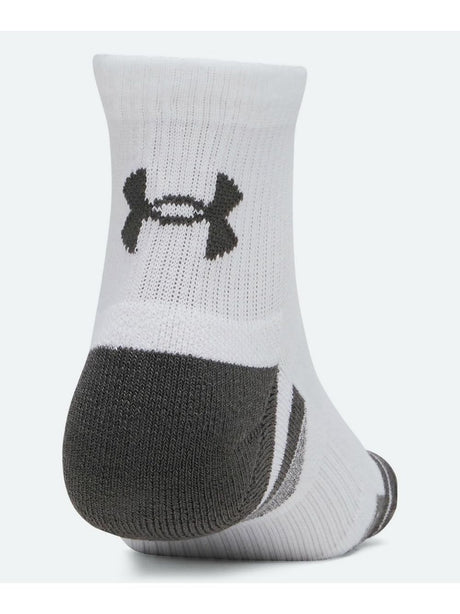 Calze Sportive Under Armour NEW UA PERF TECH 3PK QTR Unisex - Bianco