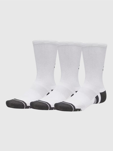 Calze Sportive Under Armour NEW UA PERF TECH 3PK CREW Unisex - Bianco