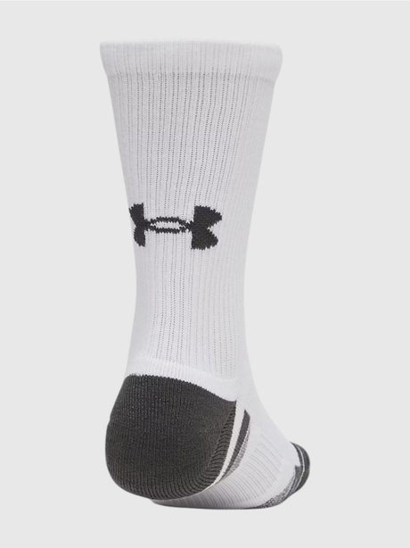 Calze Sportive Under Armour NEW UA PERF TECH 3PK CREW Unisex - Bianco