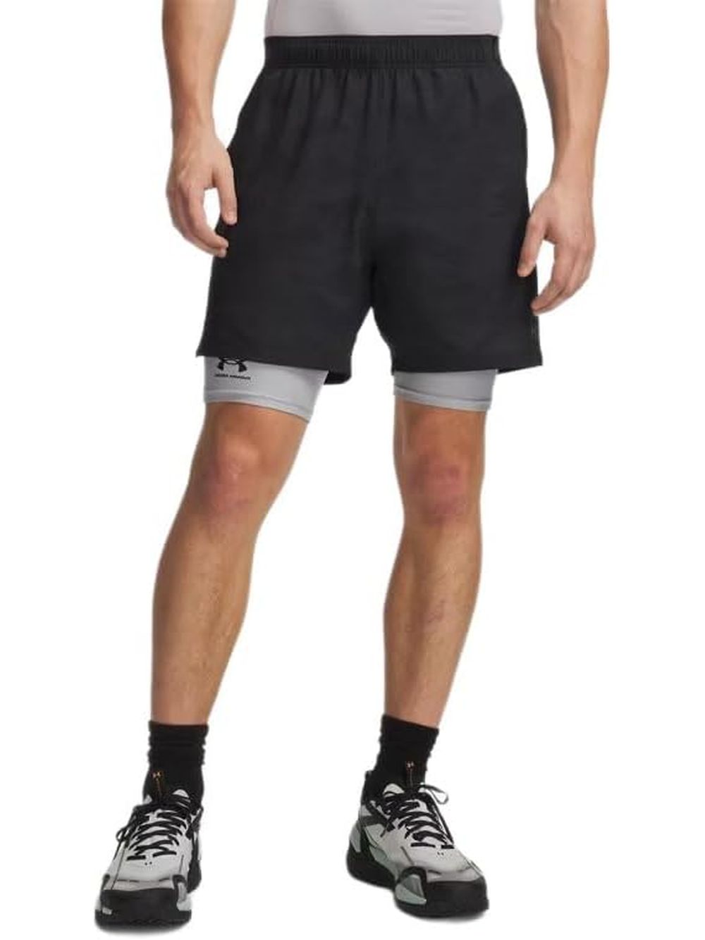 Pantaloncino Sportivo Under Armour VANISH WOVEN 2.0 6IN PRNT Uomo - Nero