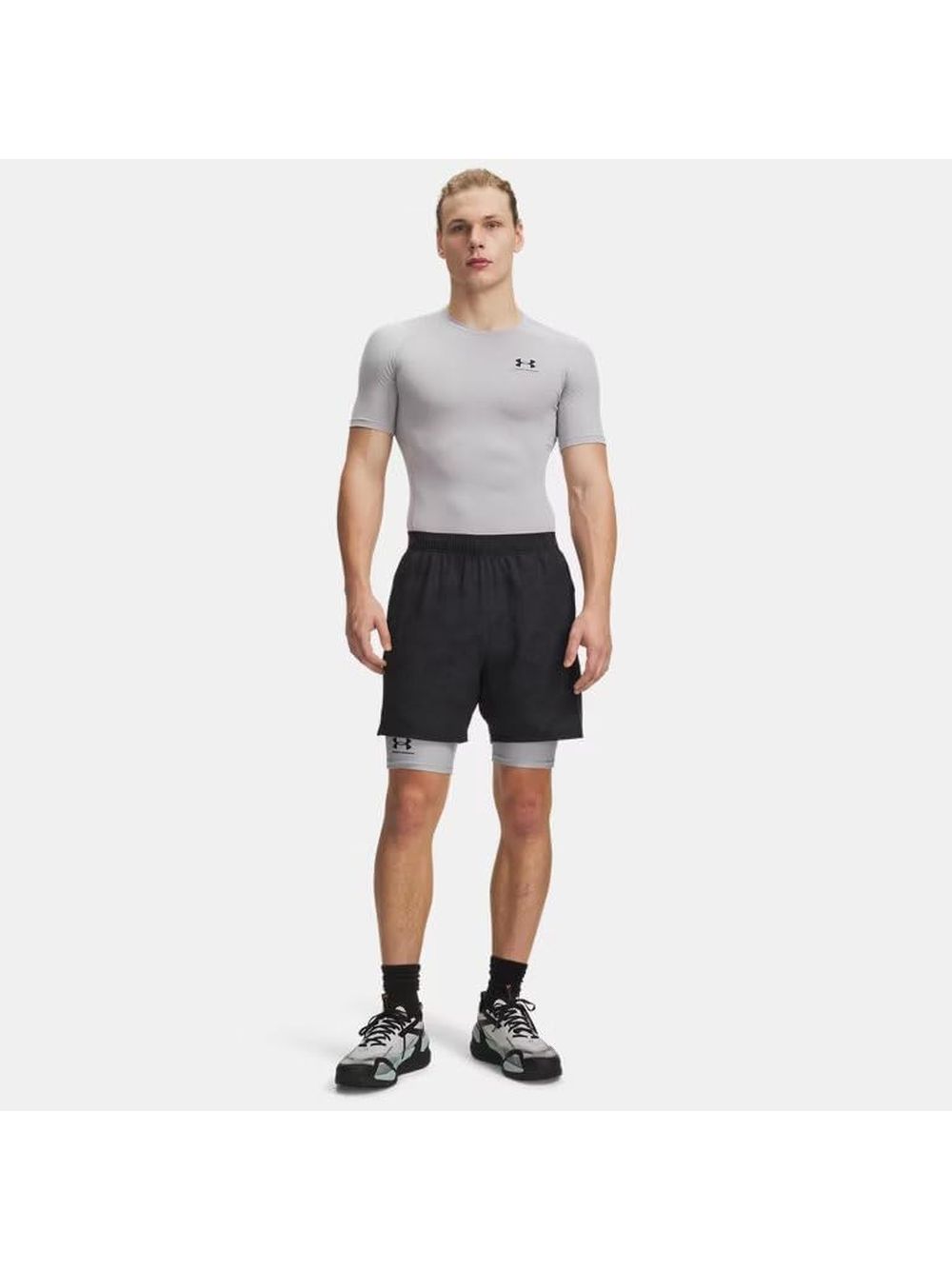 Pantaloncino Sportivo Under Armour VANISH WOVEN 2.0 6IN PRNT Uomo - Nero