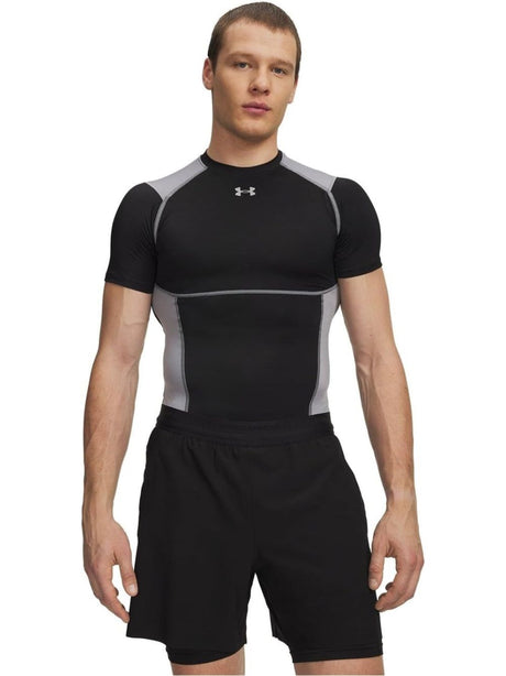 T-shirt Sportiva Under Armour HG ELITE COMP SS Uomo - Nero