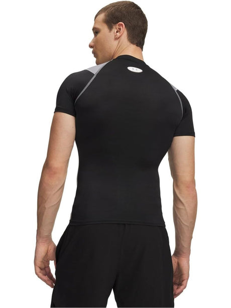 T-shirt Sportiva Under Armour HG ELITE COMP SS Uomo - Nero