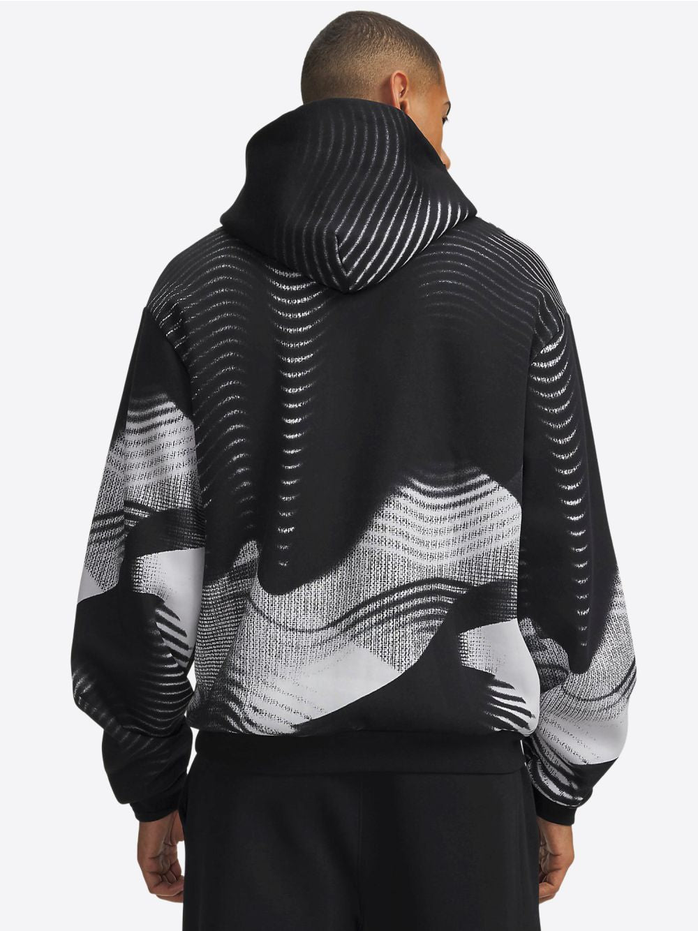 Felpa Under Armour ICON FLEECE PRINTED HD Uomo - Nero