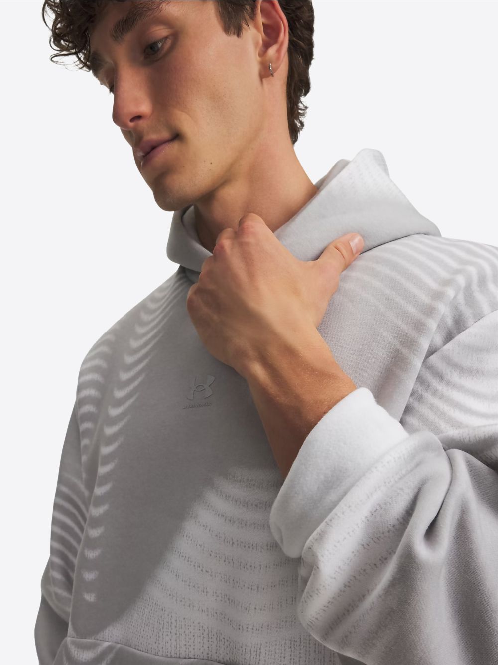 Felpa Under Armour ICON FLEECE PRINTED HD Uomo - Multicolore