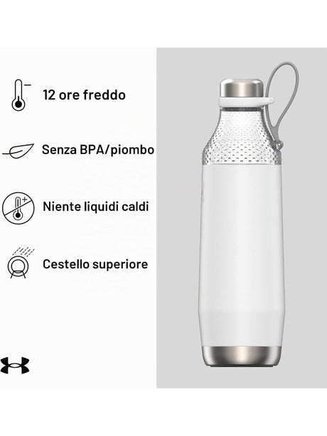 Borraccia Under Armour 22OZ INFINITY Unisex - Bianco