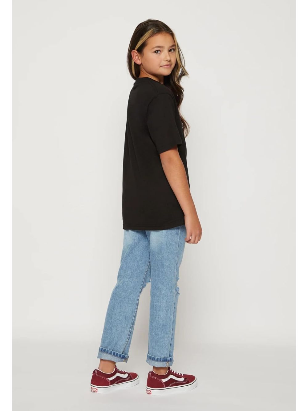 T-shirt Vans Bambino - Nero