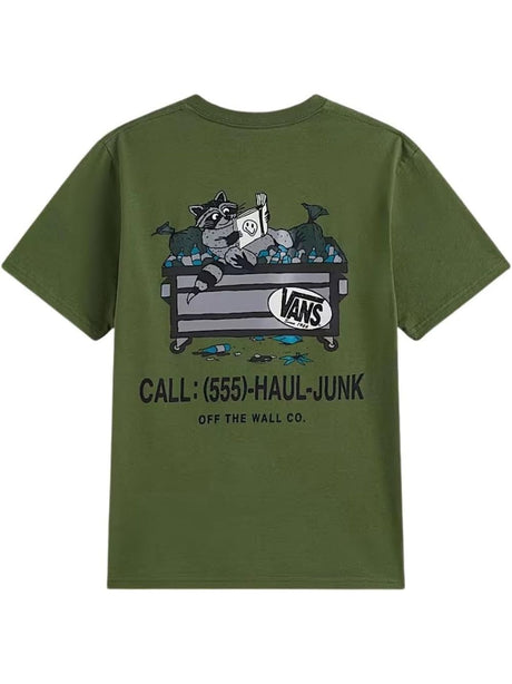 T-shirt Vans Bambino - Verde