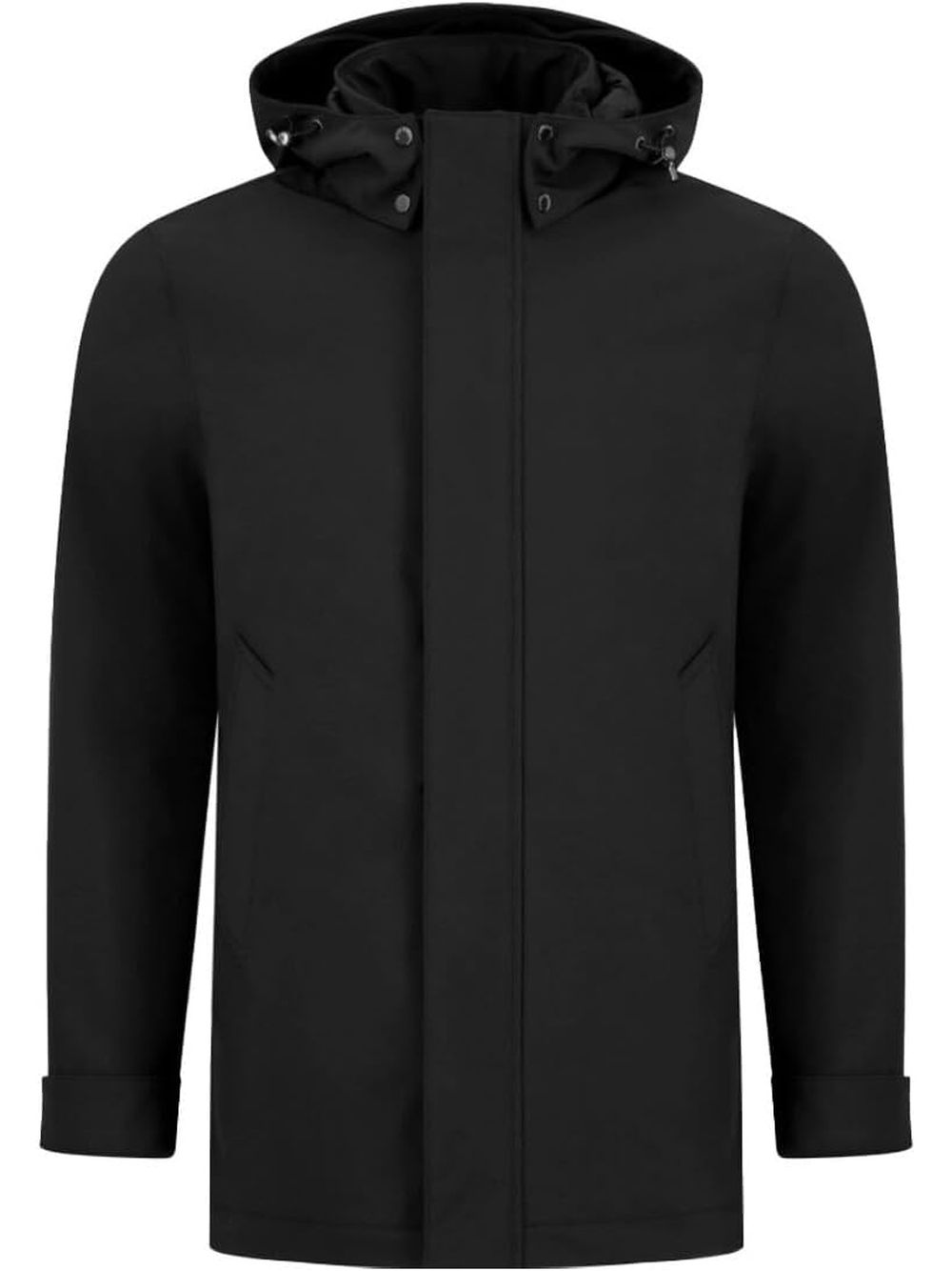 Cappotto Woolrich SOFT SHELL BARROW MAC COAT Uomo - Nero