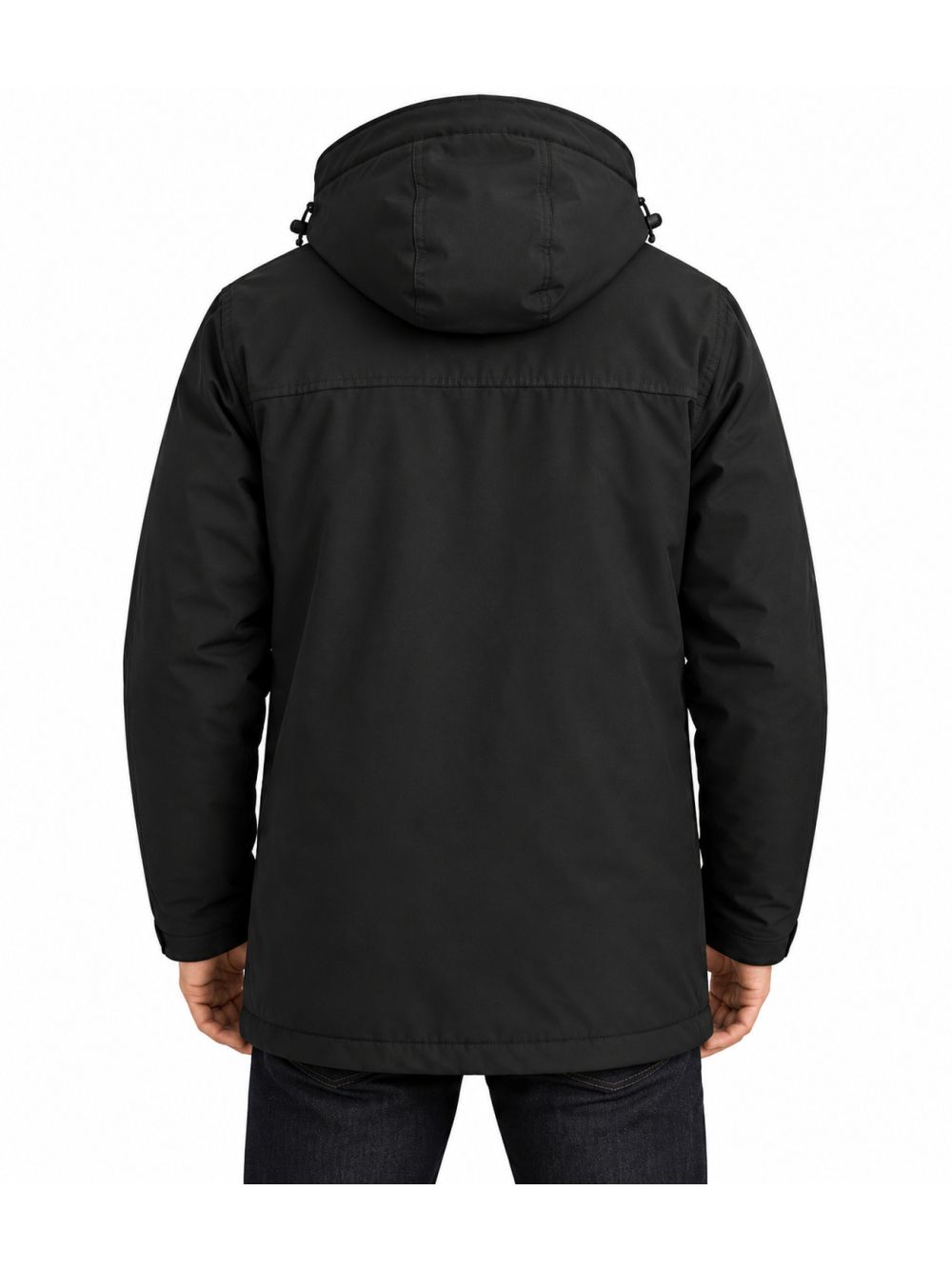 Giubbotto Woolrich POLAR DETACHABLE FUR BOMBER Uomo - Nero