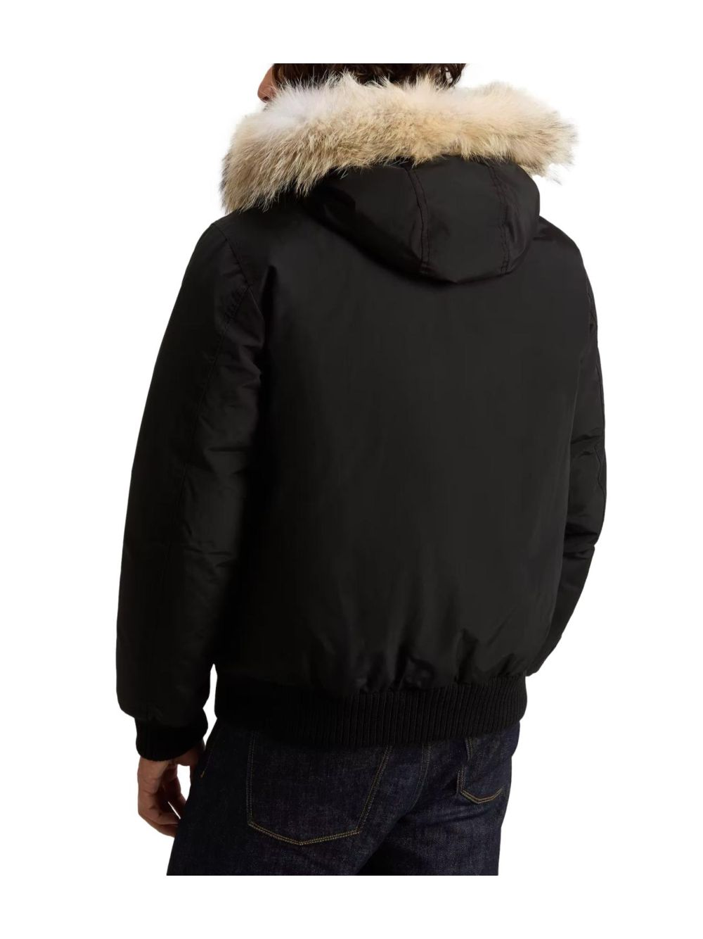Giubbotto Woolrich POLAR DETACHABLE FUR BOMBER Uomo - Nero